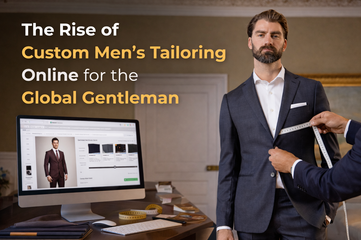 The Rise of Custom Men’s Tailoring Online for the Global Gentleman