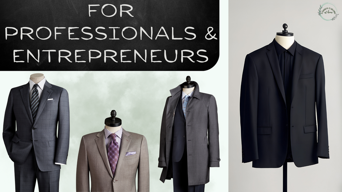 Custom Men’s Tailoring Online for Global Professionals and Entrepreneurs
