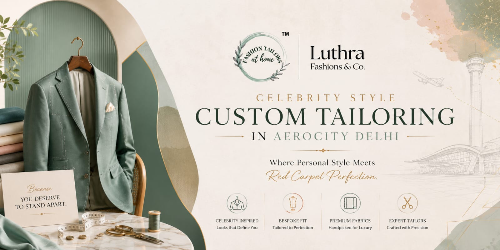 Celebrity Style Custom Tailoring in Aerocity Delhi