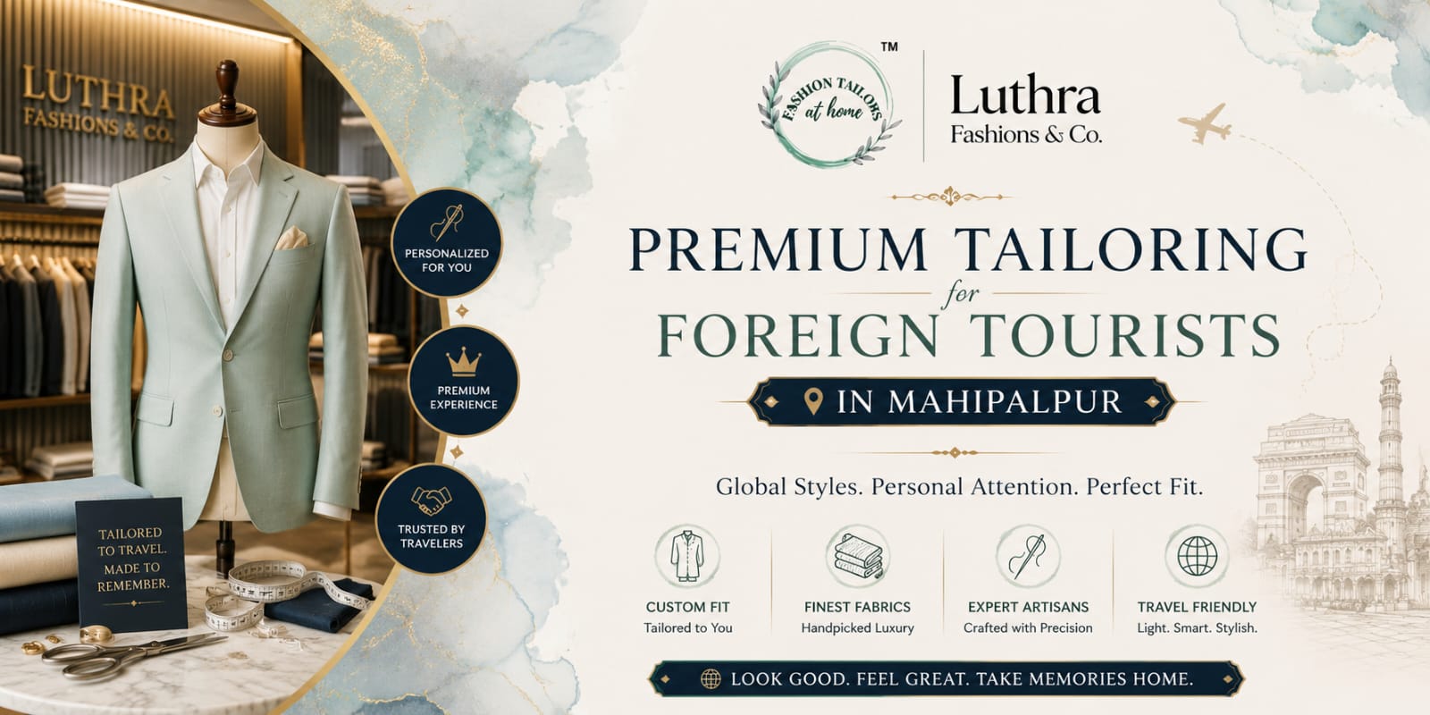 Premium Tailoring for Foreign Tourists in Mahipalpur