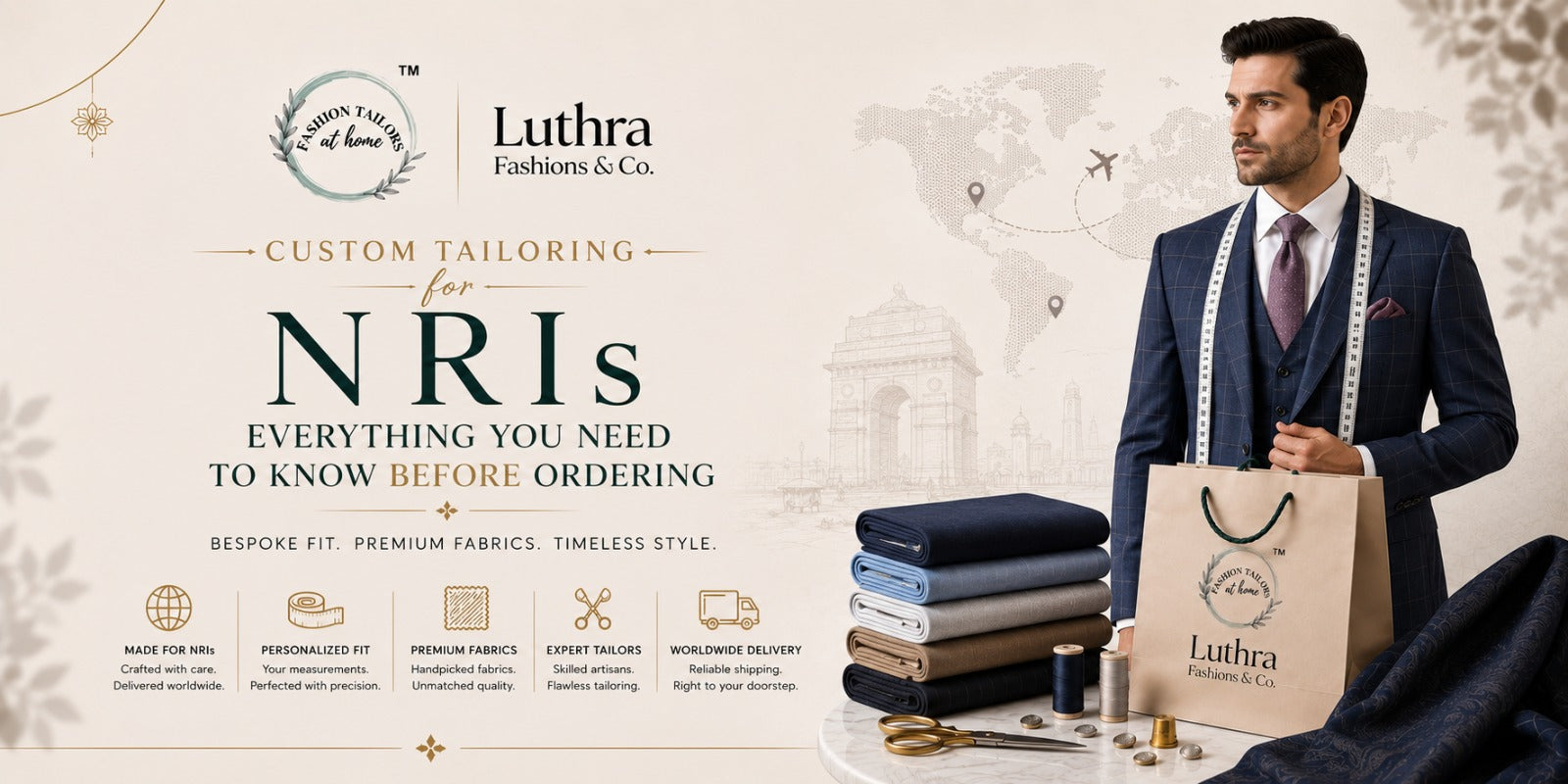 Custom Tailoring for NRIs: Everything You Need to Know Before Ordering