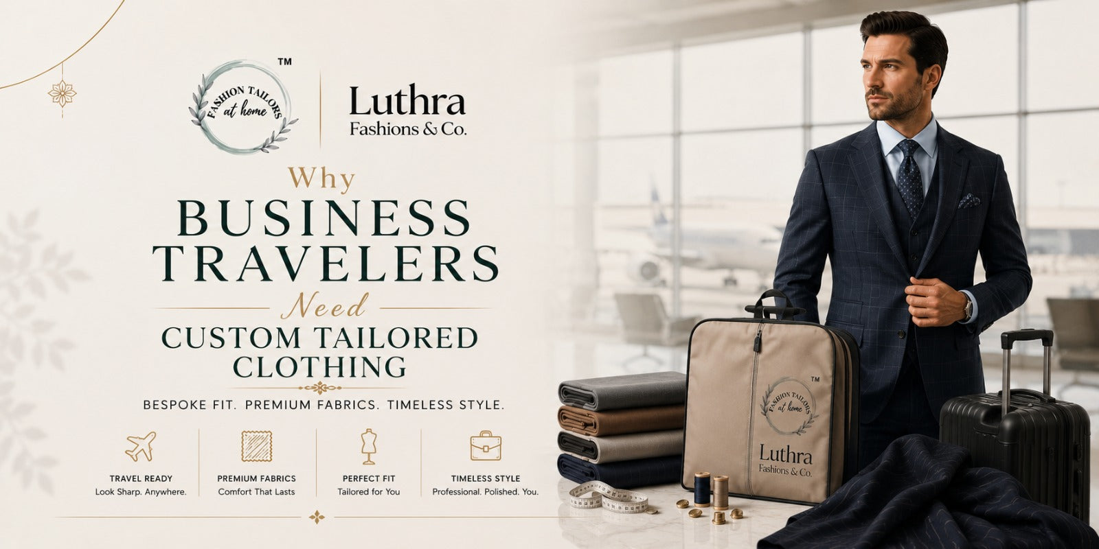 Why Business Travelers Need Custom Tailored Clothing: The Smart Choice for Professionals on the Move