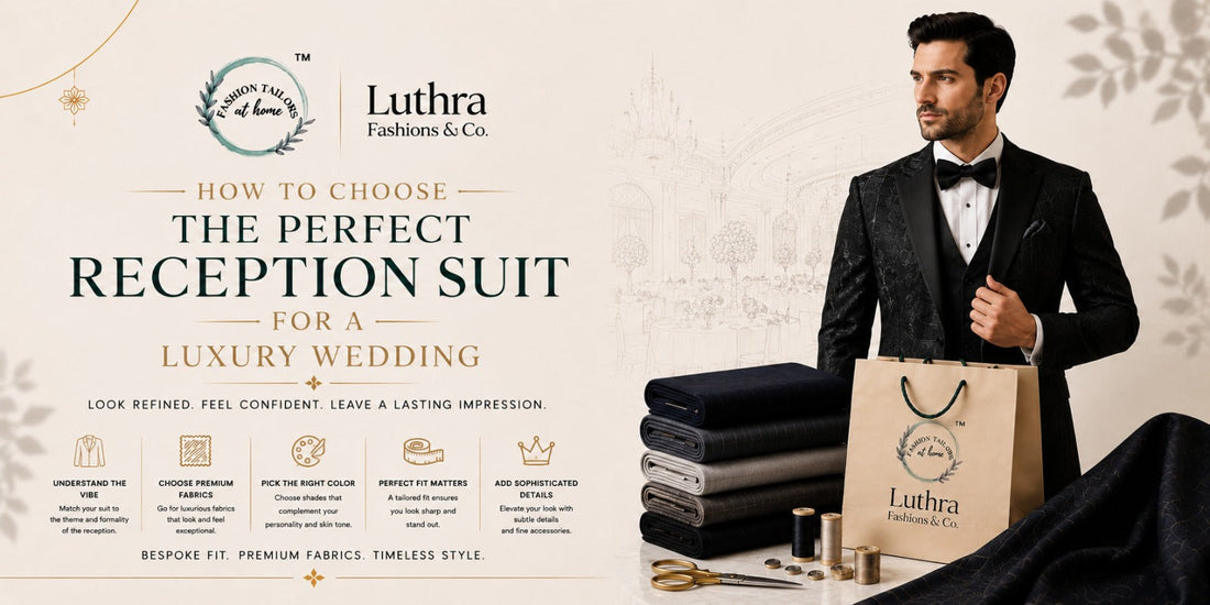 How to Choose the Perfect Reception Suit for a Luxury Wedding ?