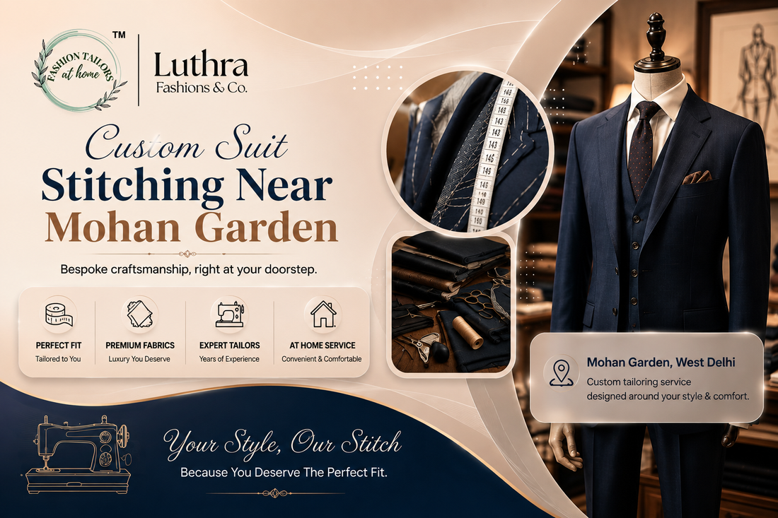 custom suit stitching near Mohan Garden