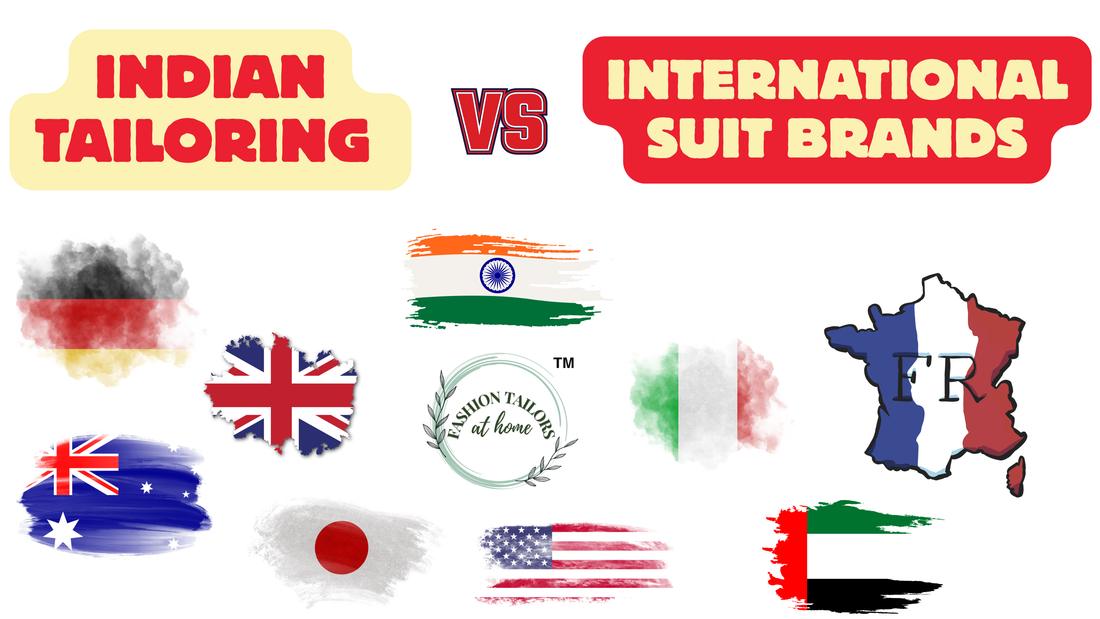 Indian Tailoring Standards vs International Suit Brands: What’s the Real Difference?