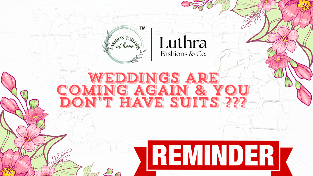 Wedding Season is Back: Why Every Man Needs a Custom Tailored Suit in 2026 ?