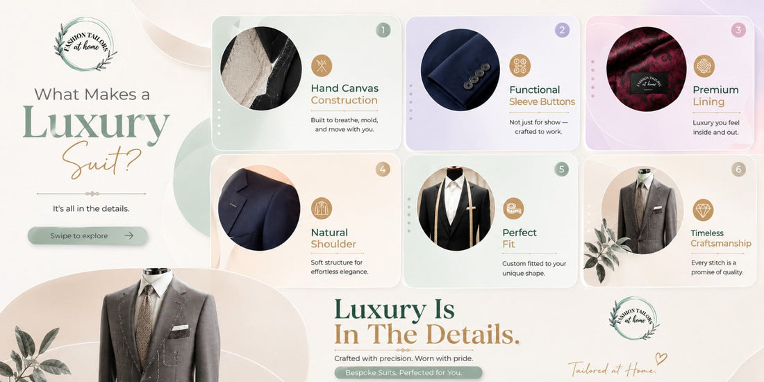 Luxury bespoke suit crafted by a tailor in Delhi