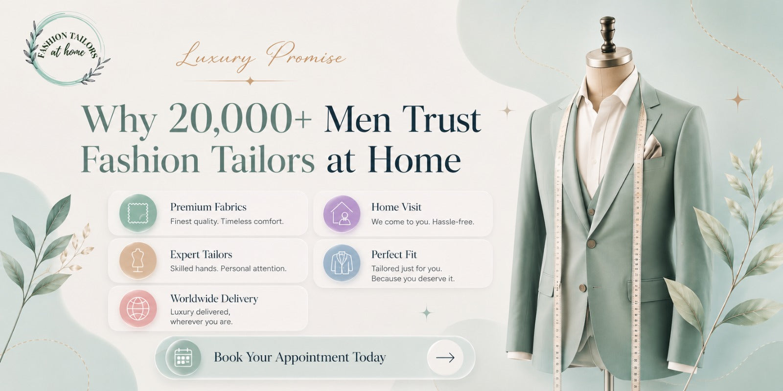 Why 20,000+ Men Trust Fashion Tailors at Home