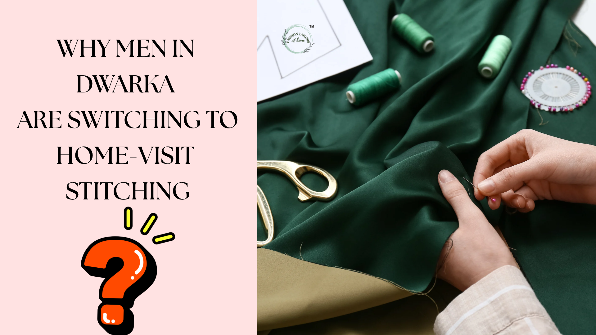 Doorstep Tailoring in Delhi NCR: Why Men in Dwarka Are Switching to Home-Visit Stitching.