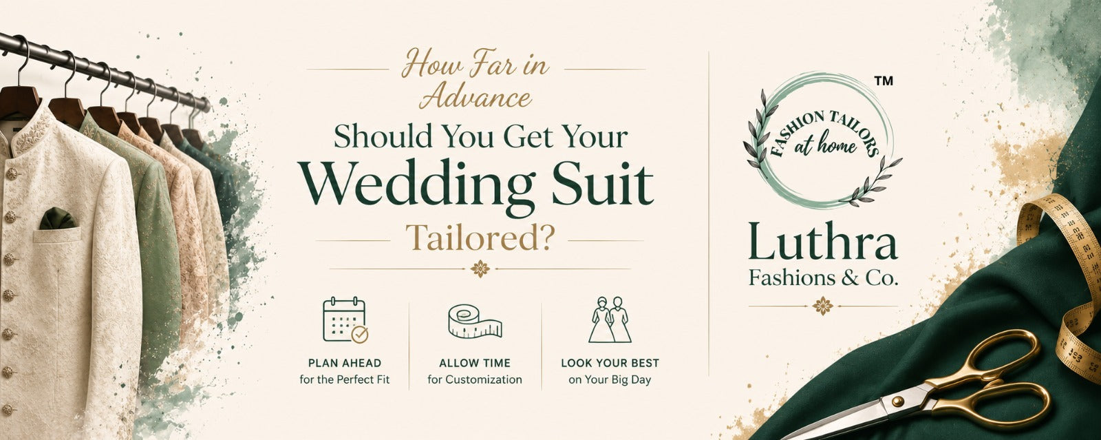 How Far in Advance Should You Get Your Wedding Suit Tailored? A Complete Groom’s Timeline Guide
