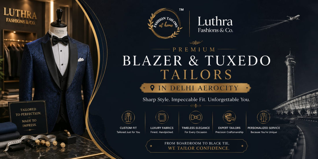 Premium Blazer and Tuxedo Tailors in Delhi Aerocity