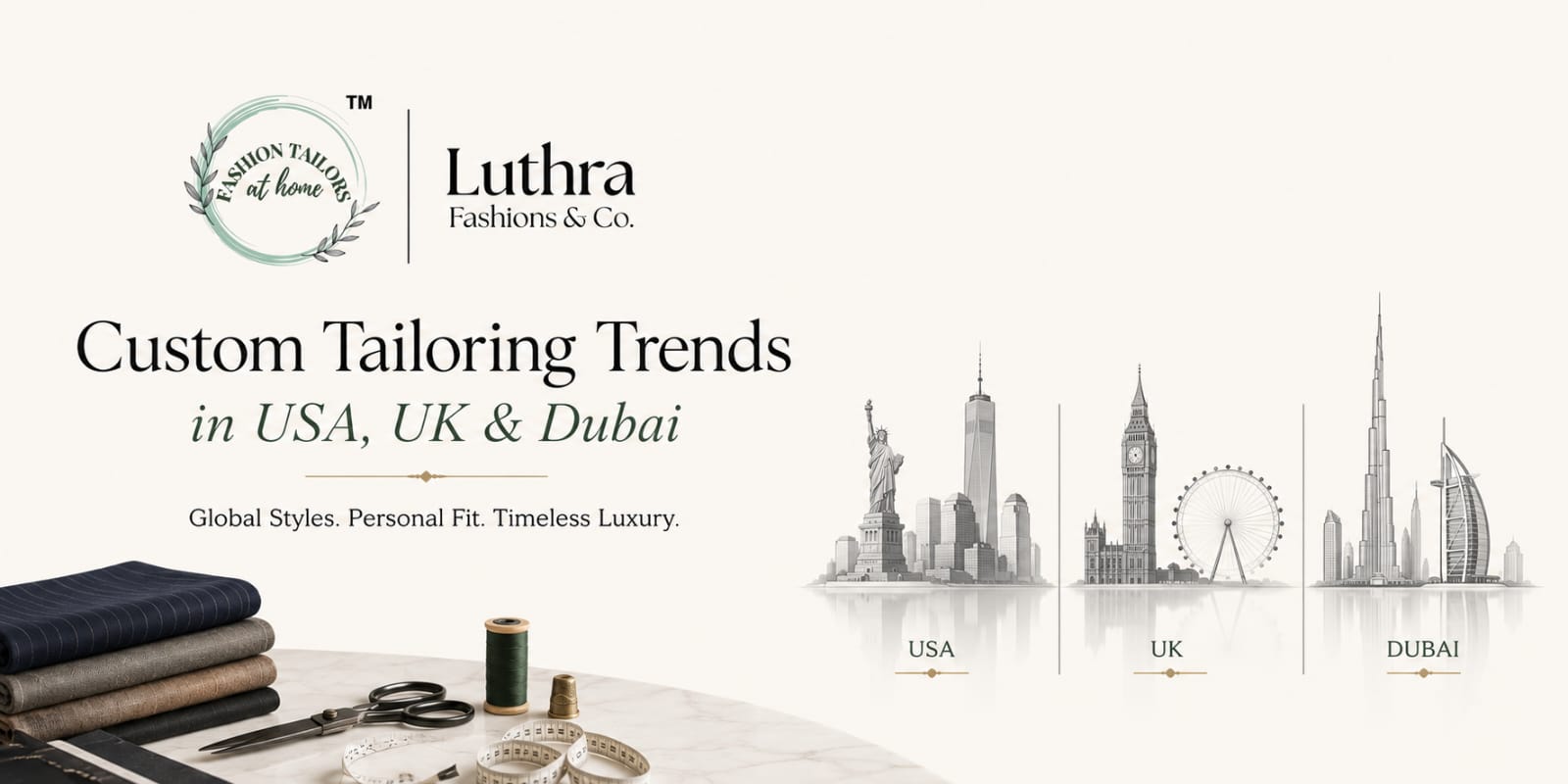 Custom Tailoring Trends Rising Across USA, UK & Dubai Fashion