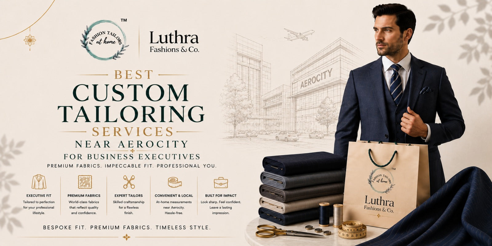 Best Custom Tailoring Services Near Aerocity for Business Executives