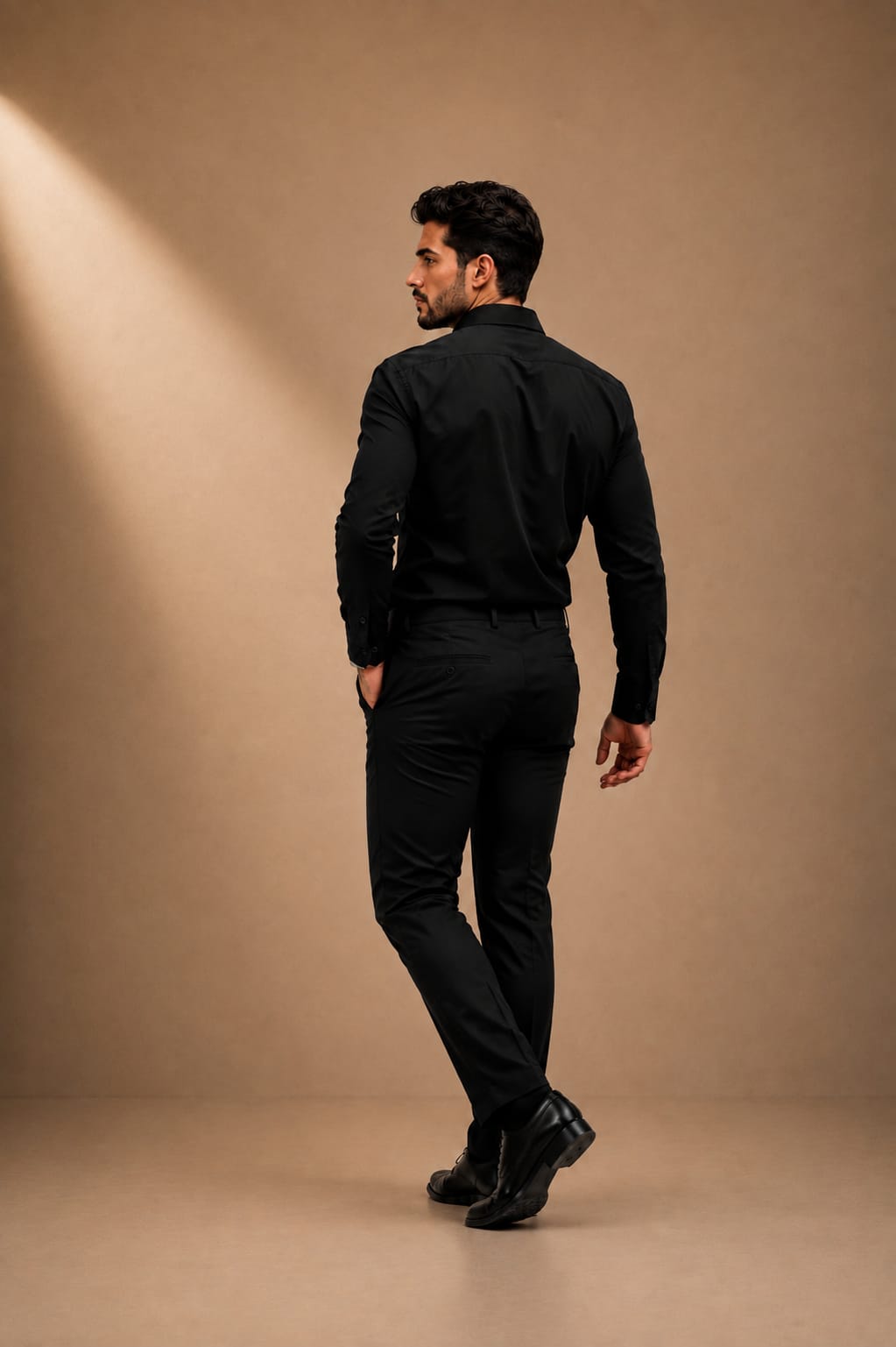 Men's Tailor for Classic Black Shirt