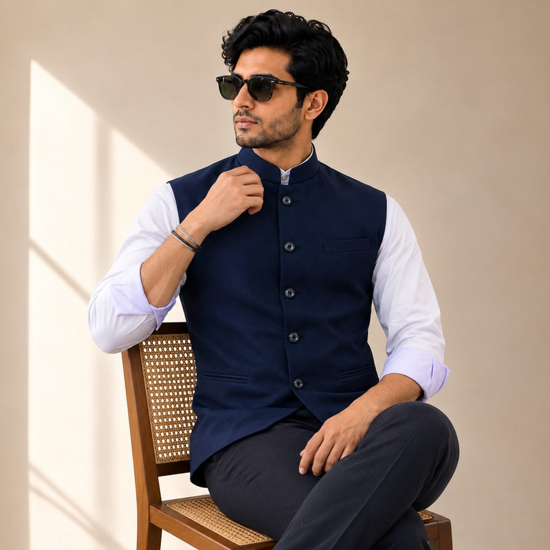 Pant Shirt with Jawahar Cut