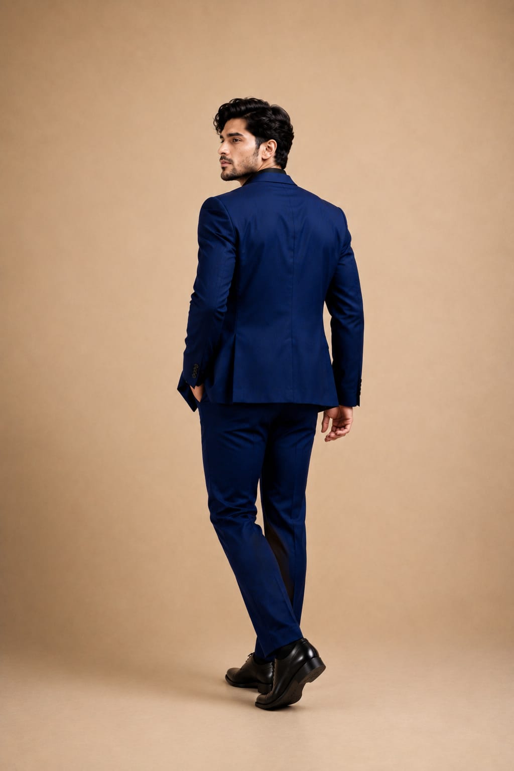 Men's Tailor Navy Blue 2-piece Suit