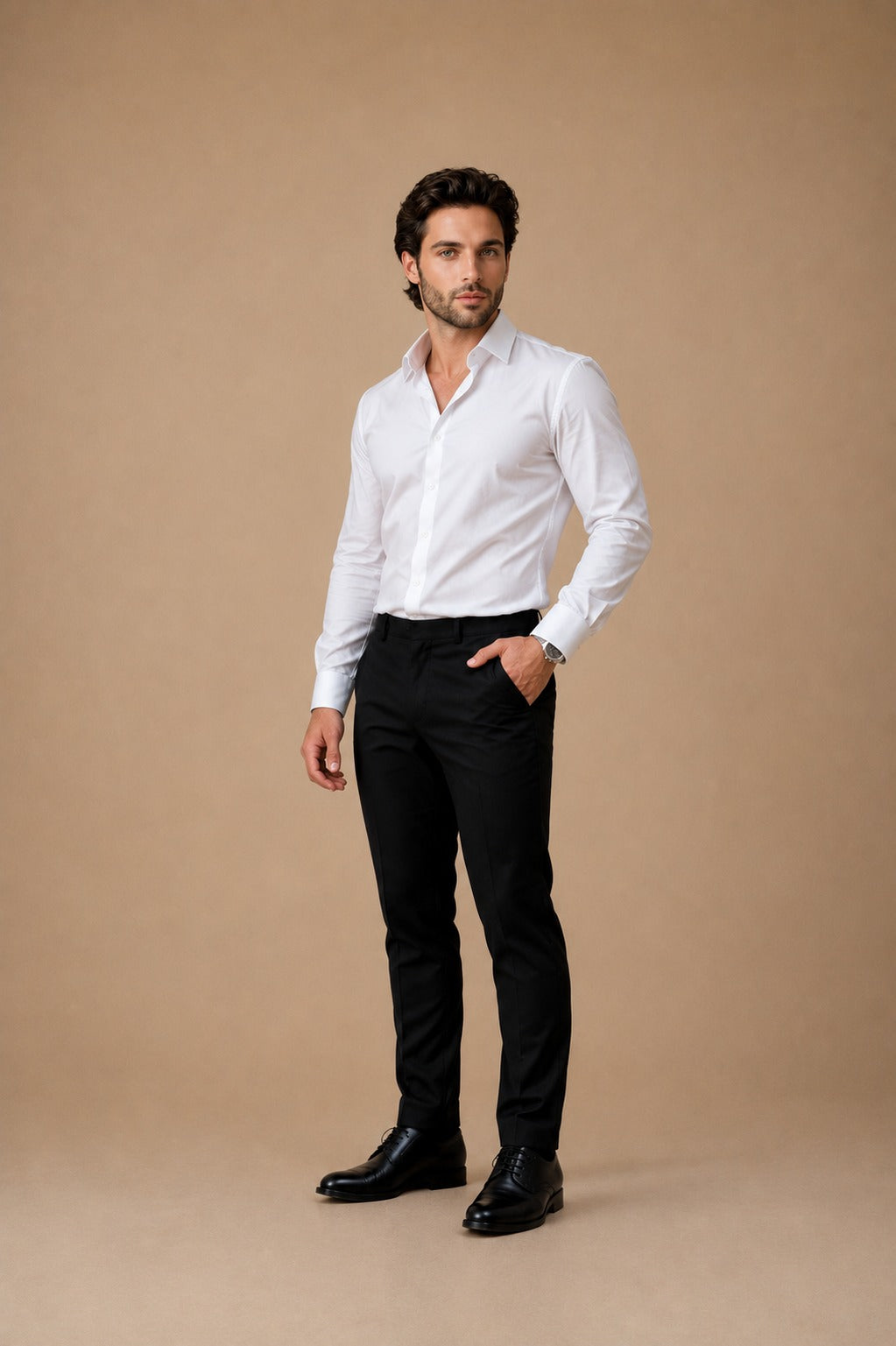 Men's Tailor for Classic White Shirt