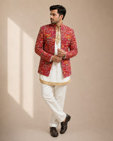 Blazer set with Kurta Pajama