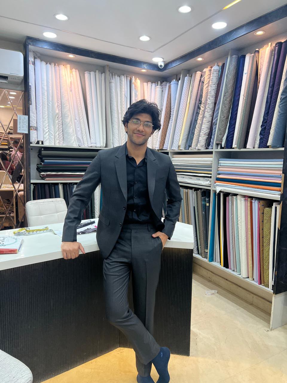 Classic Casual Wears Grey Suit