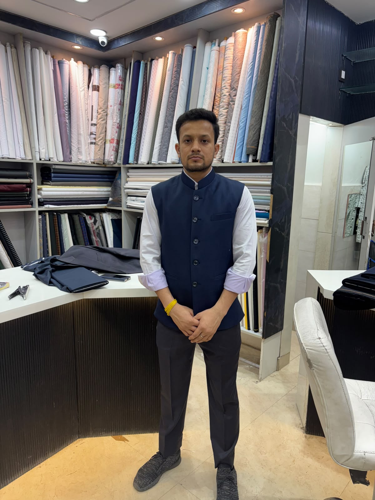Pant Shirt with Jawahar Cut