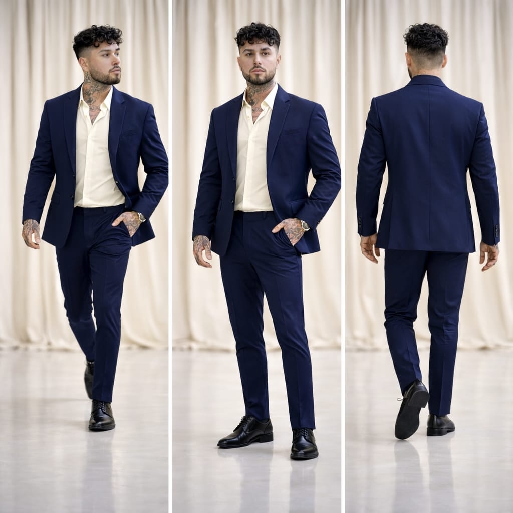 Navy Blue 2-piece Suit