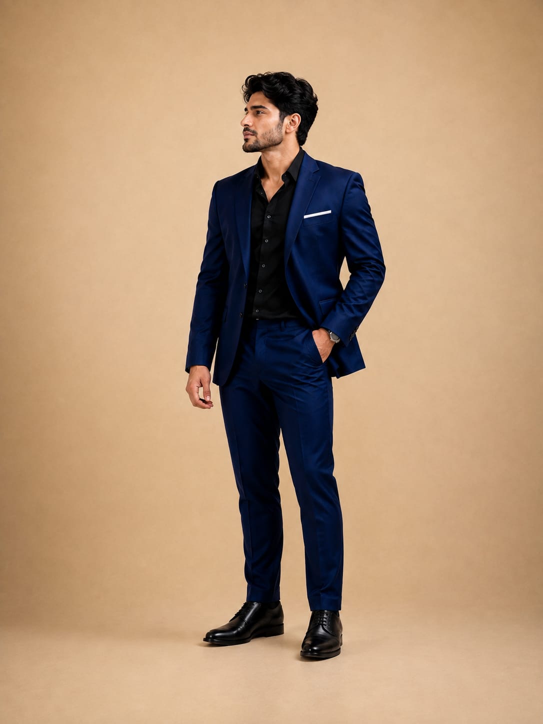 Men's Tailor Navy Blue 2-piece Suit