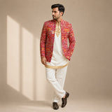 Blazer set with Kurta Pajama