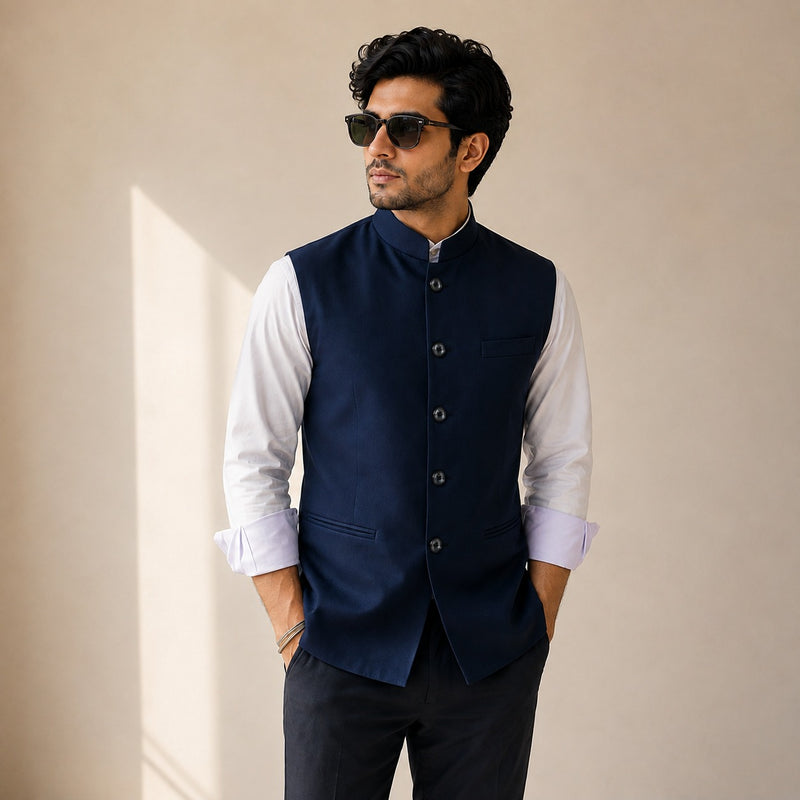 Pant Shirt with Jawahar Cut
