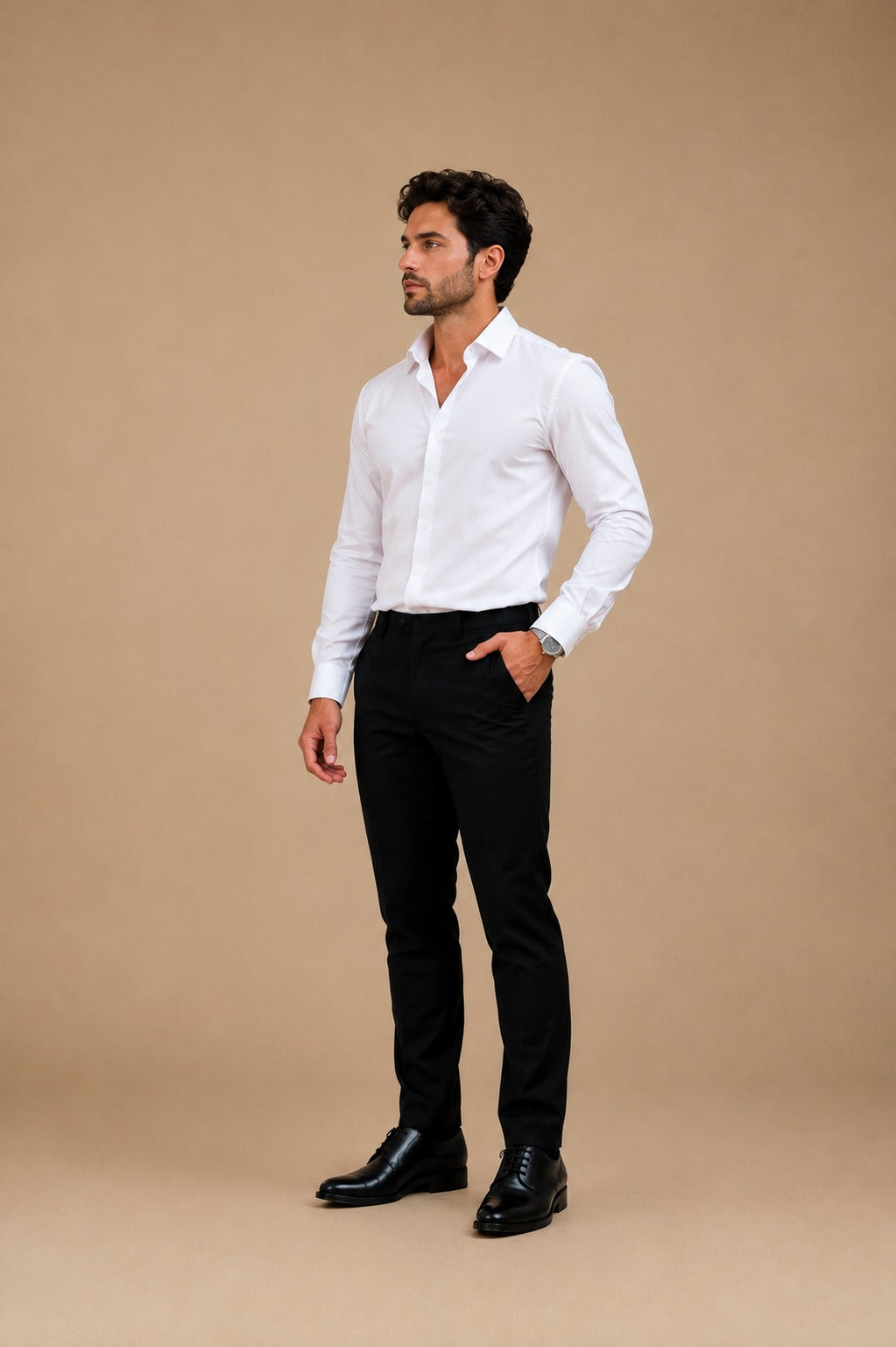 Men's Tailor for Classic White Shirt