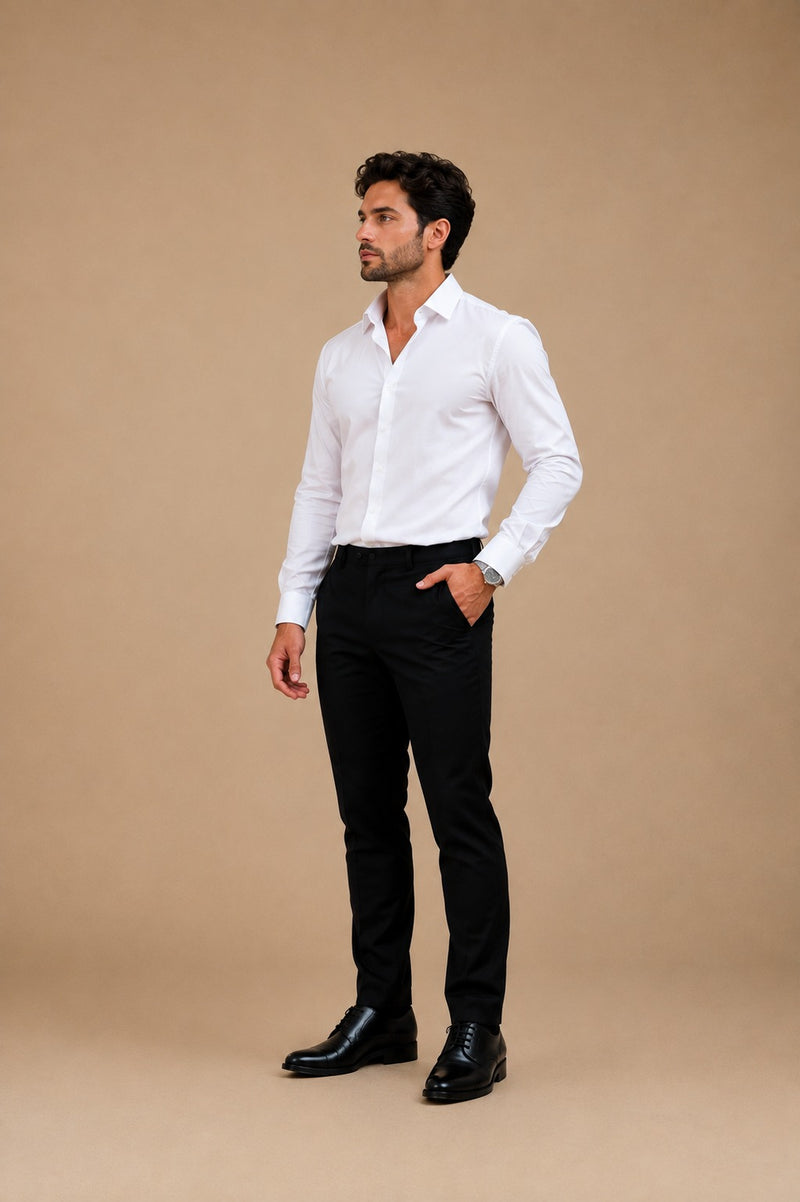 Men's Tailor for Classic White Shirt